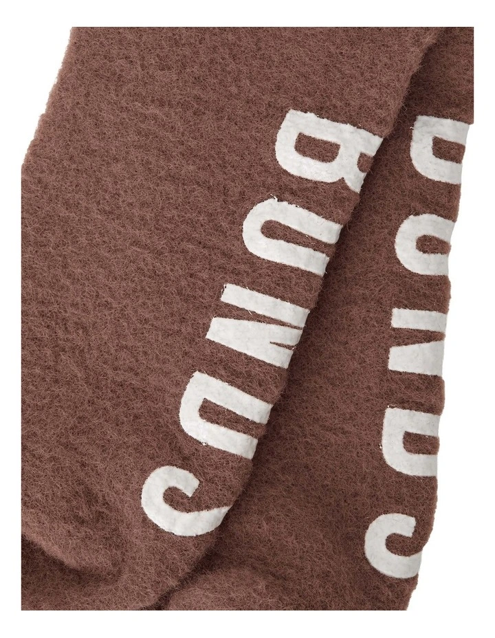 Womens Home Pillow Feet Socks 1 Pack in Chocolate Kiss image 4