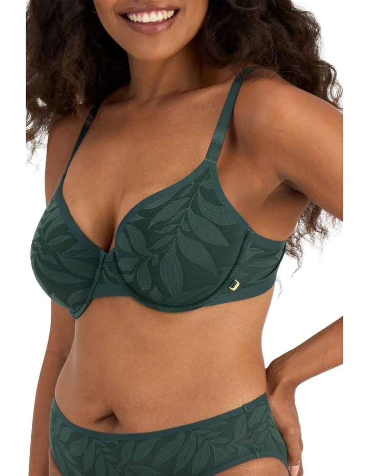 Because Lightly Lined Full Coverage Bra in Jurassic image 3
