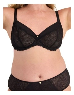 Lift And Shape Minimiser Bra in Black
