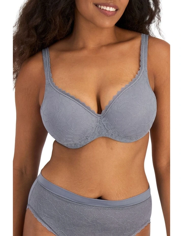 There Lace Contour Bra in Paris Purple image 1