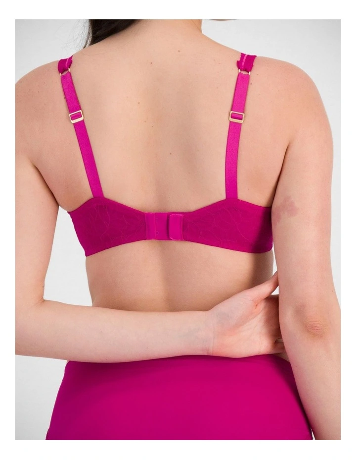 Barely There Lace Contour Bra in Electric Rose image 2