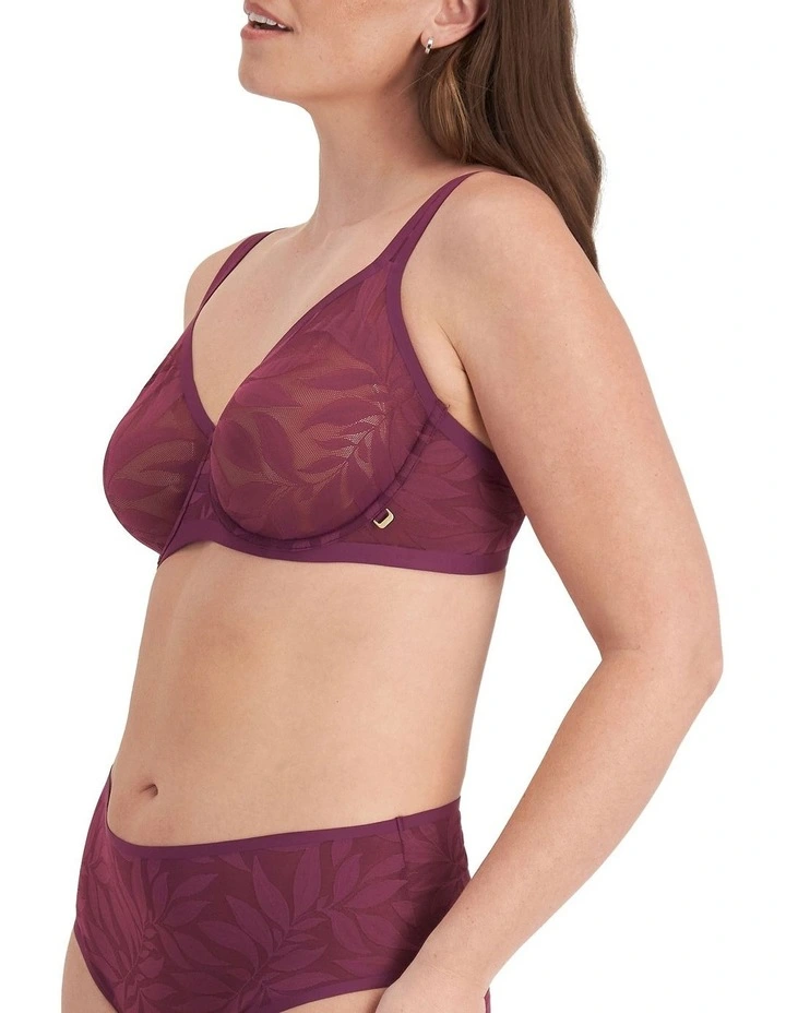 Because Minimiser Bra in Purple image 3