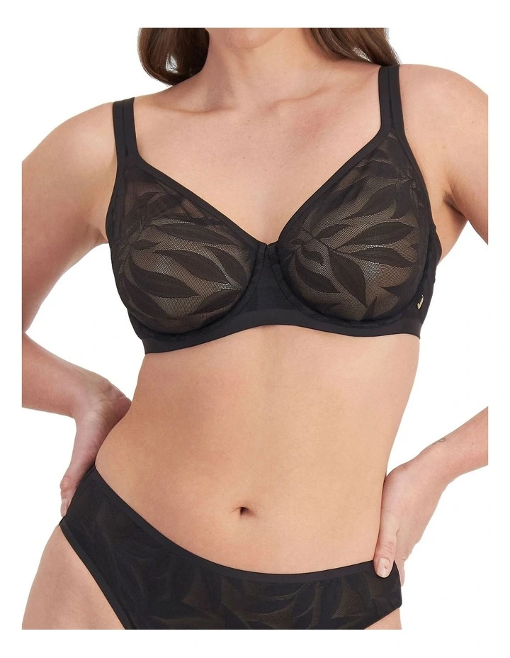 Because Minimiser Bra in Black image 1