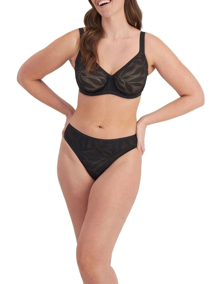 Because Minimiser Bra in Black image 4