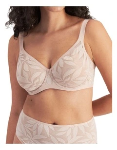 Because Minimiser Bra in Nude Lace