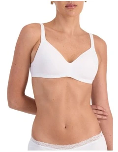Barely There Breathe Wirefree Bra in White