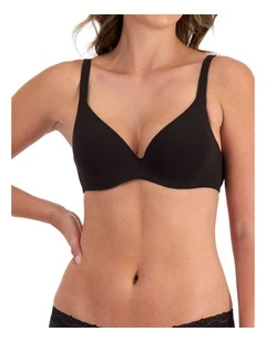 Barely There Breathe T-shirt Bra in Black