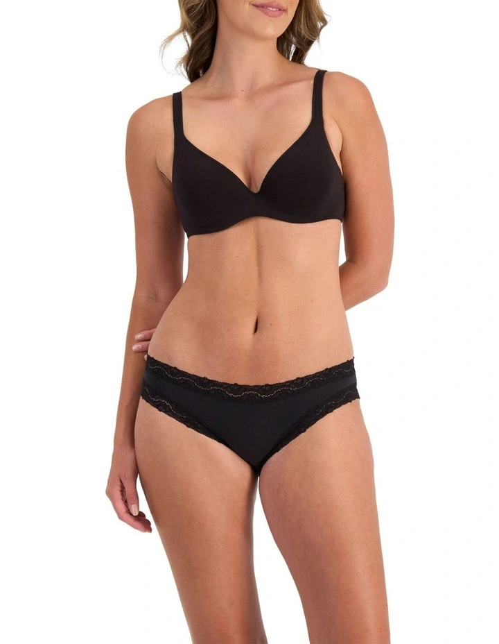 Barely There Breathe T-shirt Bra in Black image 4