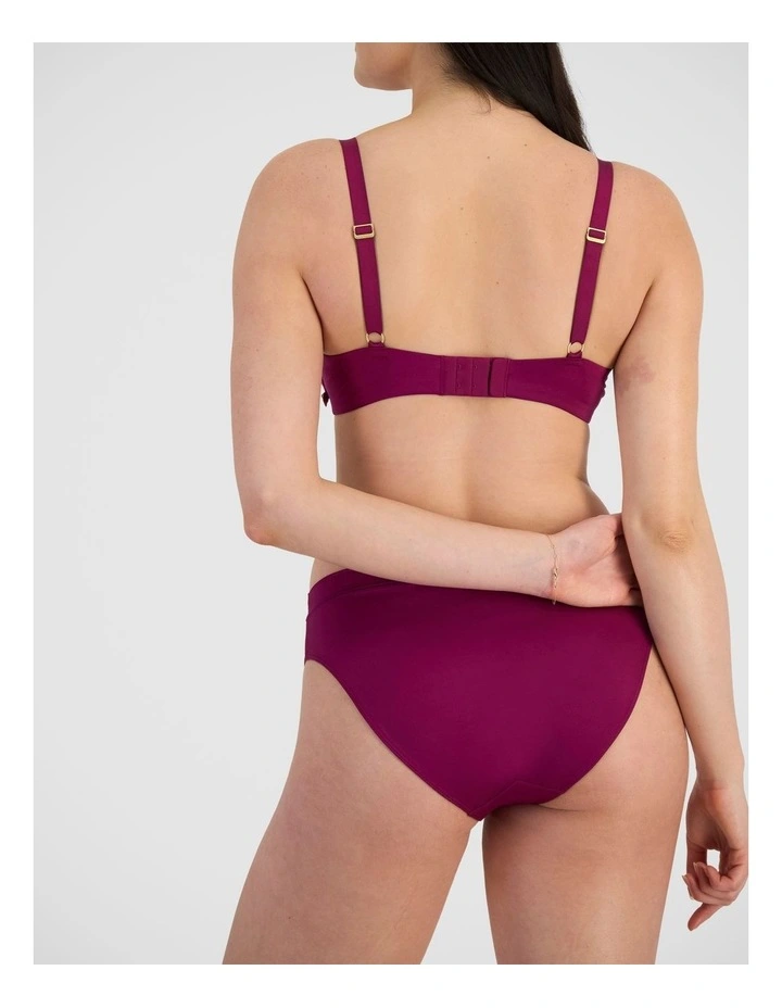 Because Lightly Lined Full Coverage Bra in Smoked Eggplant image 2
