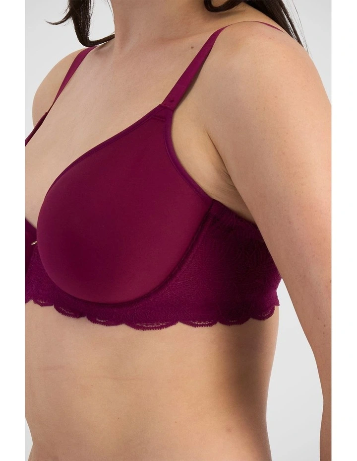 Lift & Shape T-Shirt Spacer Bra in Smoked Eggplant image 4
