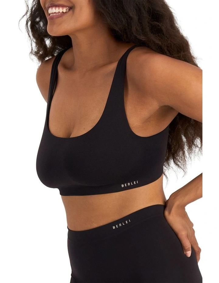 Understate Seamless Bralette in Black image 3