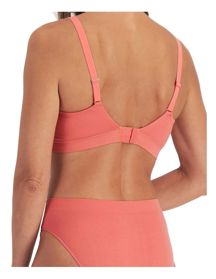 UnderState Seamless Bra in Dusty Red image 2