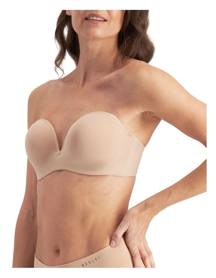 Barely There Strapless Bra in Natural Beige image 5