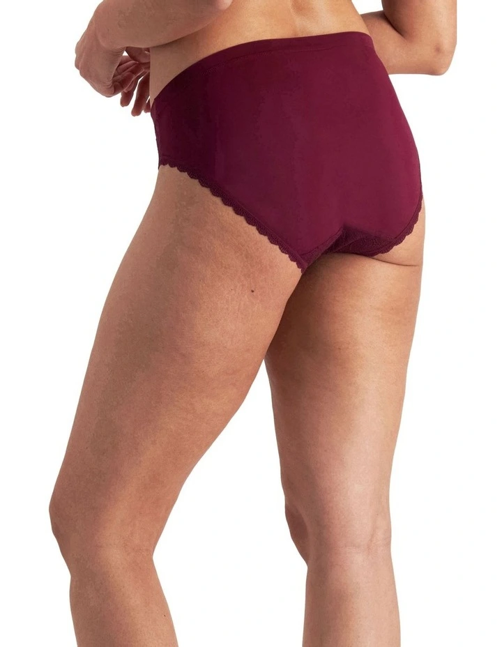 There Lace Bikini in Sweet Blackcurrant image 2