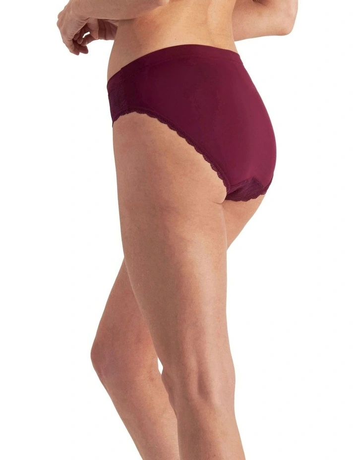 There Lace Bikini in Sweet Blackcurrant image 7