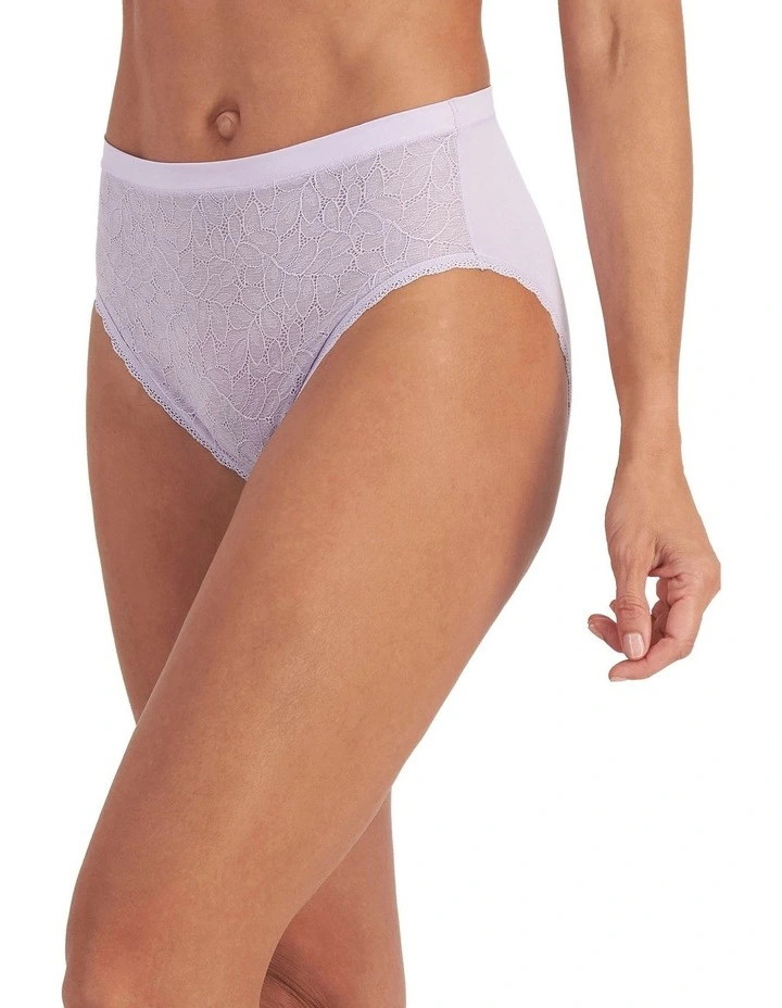 There Lace Full Brief in Candytuft image 3