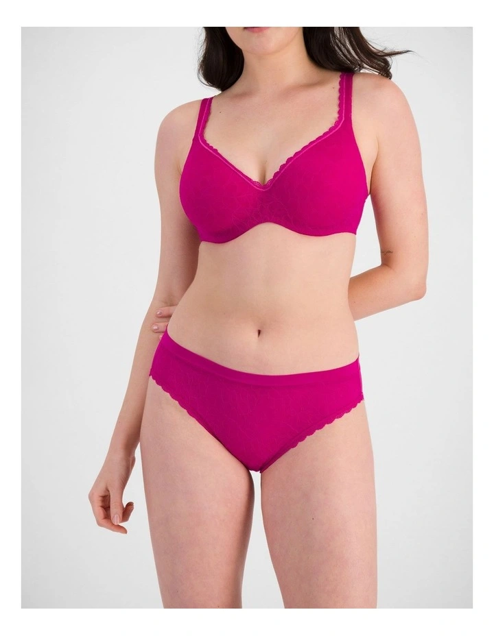 Barely There Lace Bikini in Electric Rose image 1