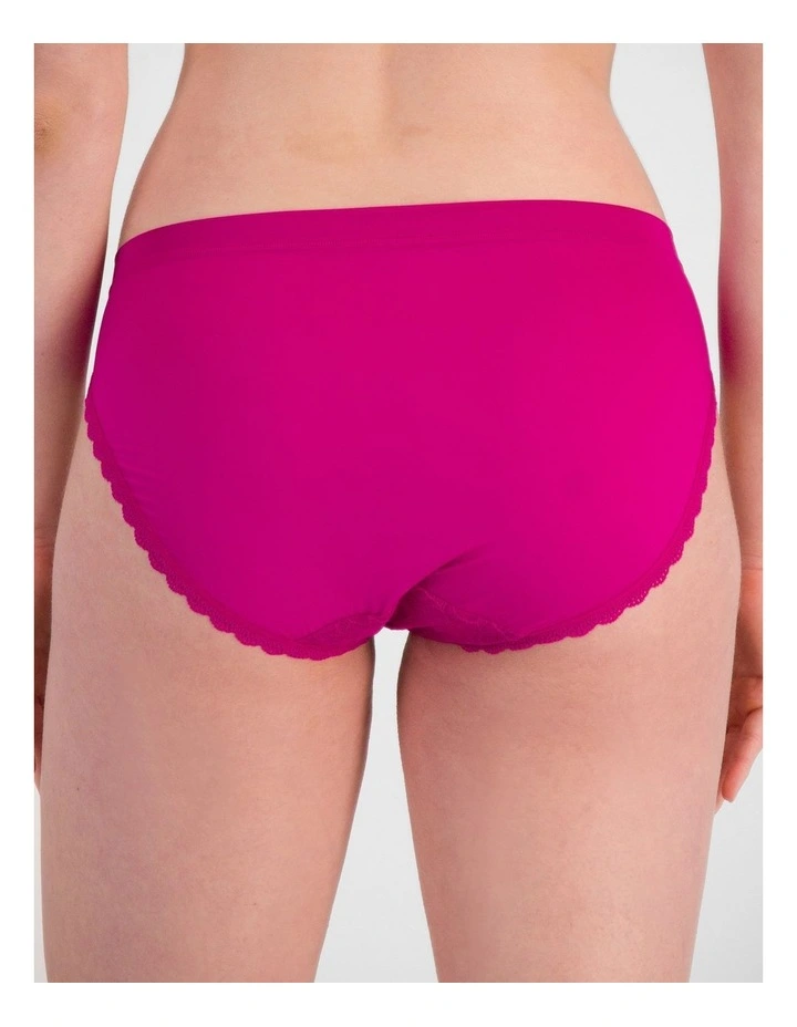 Barely There Lace Bikini in Electric Rose image 2