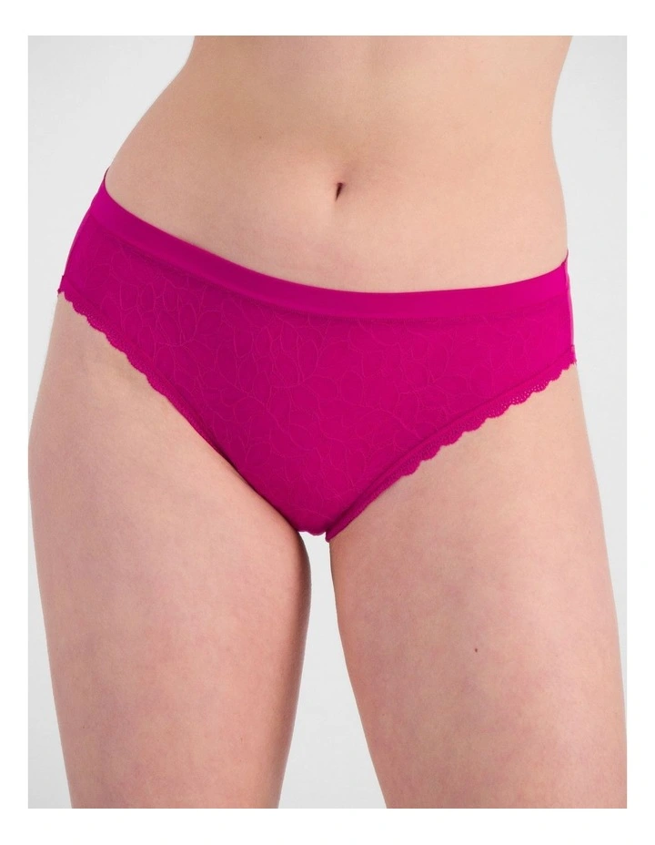 Barely There Lace Bikini in Electric Rose image 3