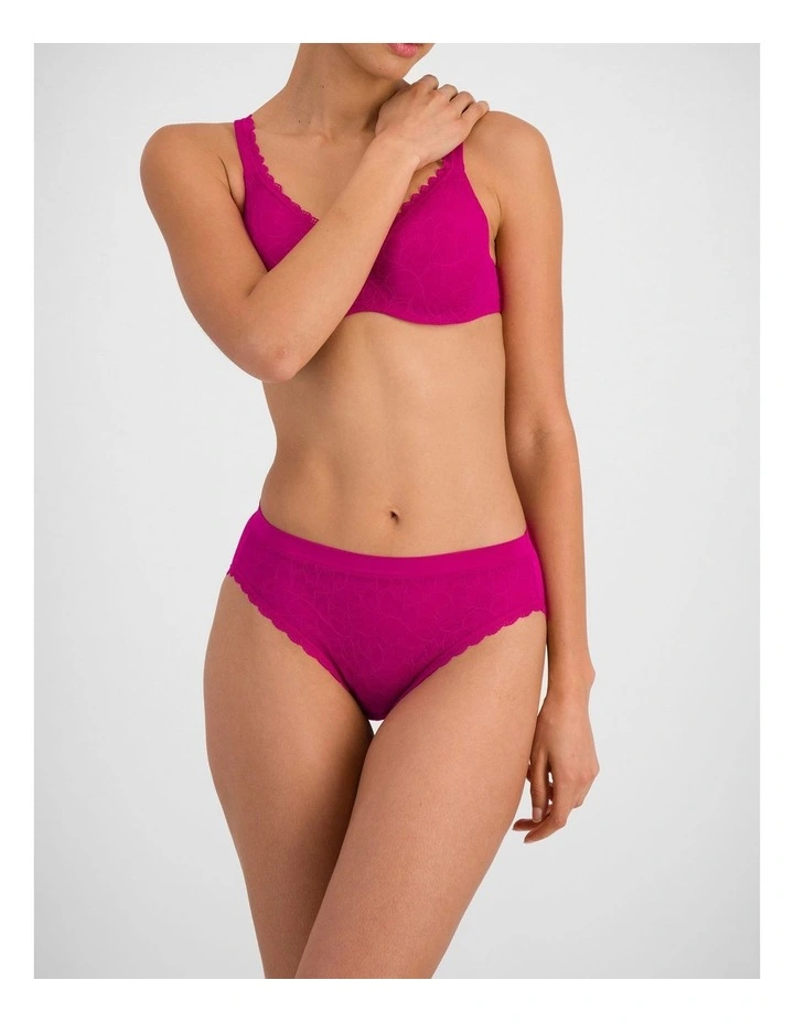 Barely There Lace Bikini in Electric Rose image 7