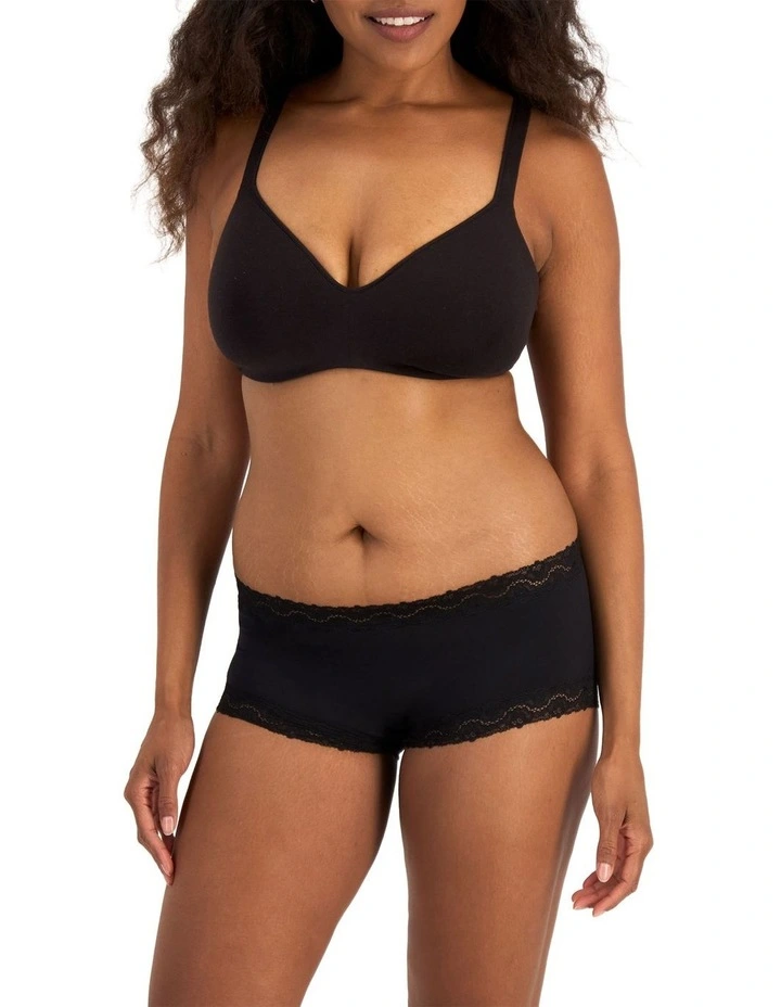 Marais Cotton Full Brief in Black image 1