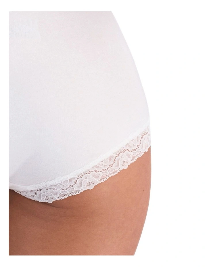 Marais Cotton Full Brief in White image 6
