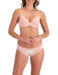 Marais Cotton Bikini Brief in Rococo