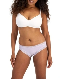Marais Cotton Bikini Brief in Candytuft