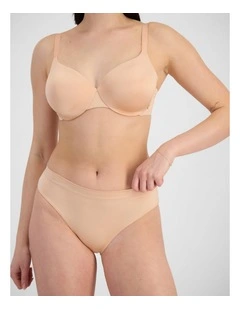 Because Hi Bikini in Blushed Silk