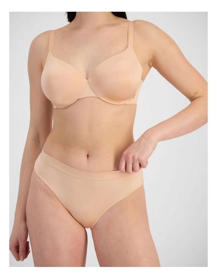 Because Hi Bikini in Blushed Silk image 1