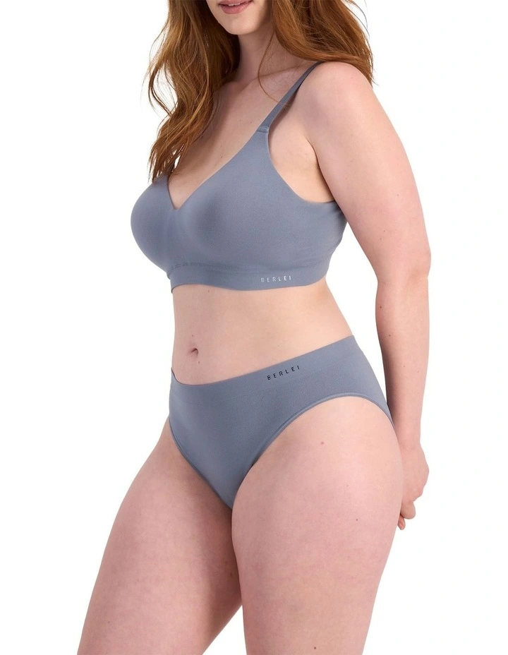 Understate Seamless Hi Cut Brief in Paris Purple image 3