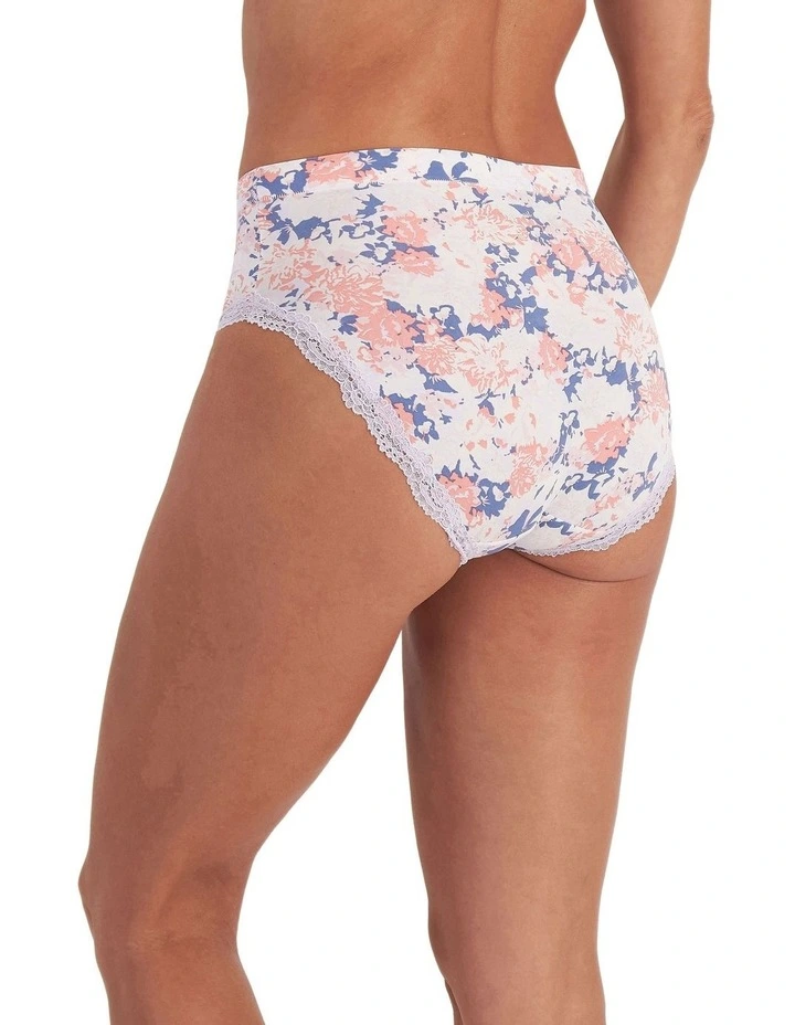 There Lace Full Brief in Print image 2