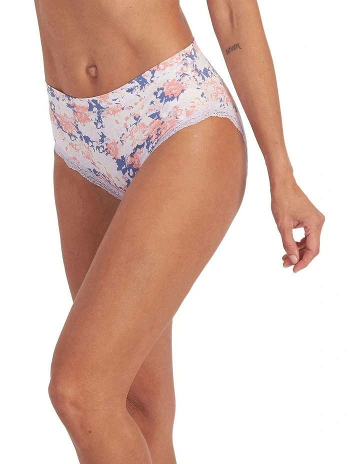 There Lace Full Brief in Print image 3