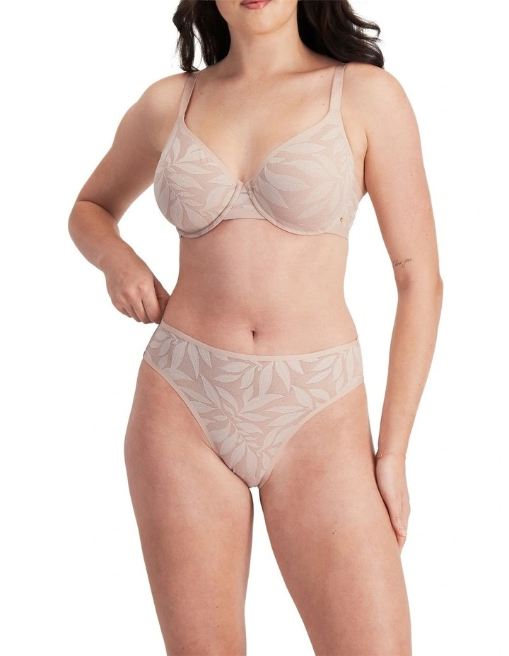 Because Hi Bikini in Nude Lace image 4