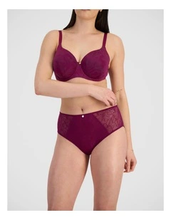 Lift & Shape Full Brief in Smoked Eggplant