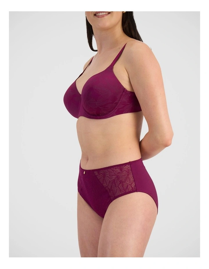 Lift & Shape Full Brief in Smoked Eggplant image 3