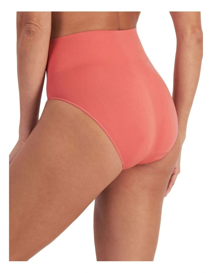UnderState Seamless Full Brief in Dusty Red image 2