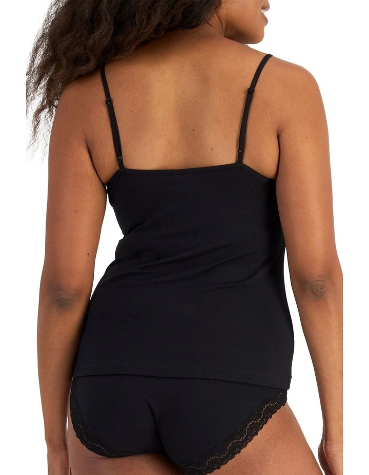 Marais Bamboo Cami in Black image 2