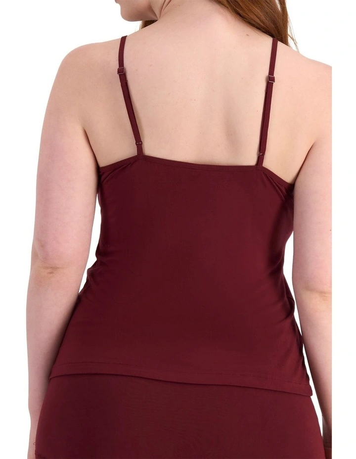 Marais Bamboo Cami in Crimson Fire image 2