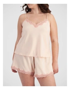 Because Shortie in Blushed Silk