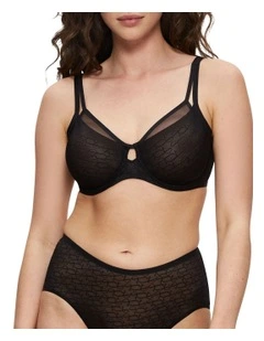 Signature Sheer W01 EX Bra in Black