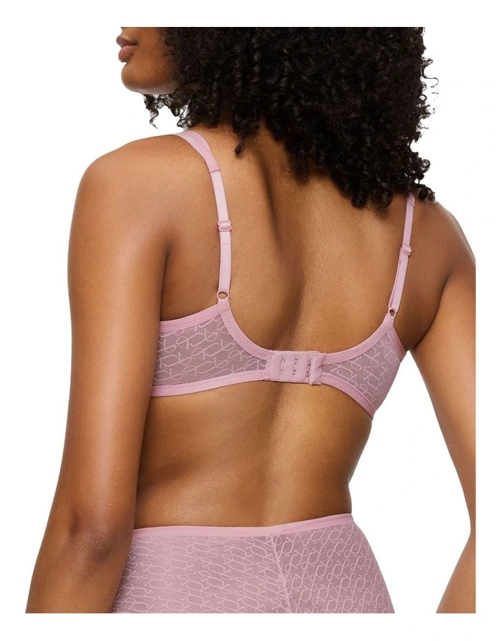 Signature Sheer Minimiser Bra in Pink image 2