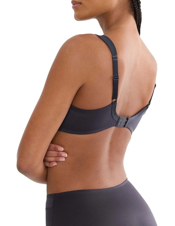 True Shape Sensation Minimiser Bra in Ink Gray image 2