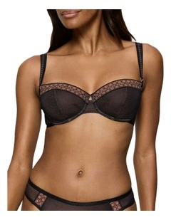 Palina Cosmic Heartbeat Wired Bra in Black