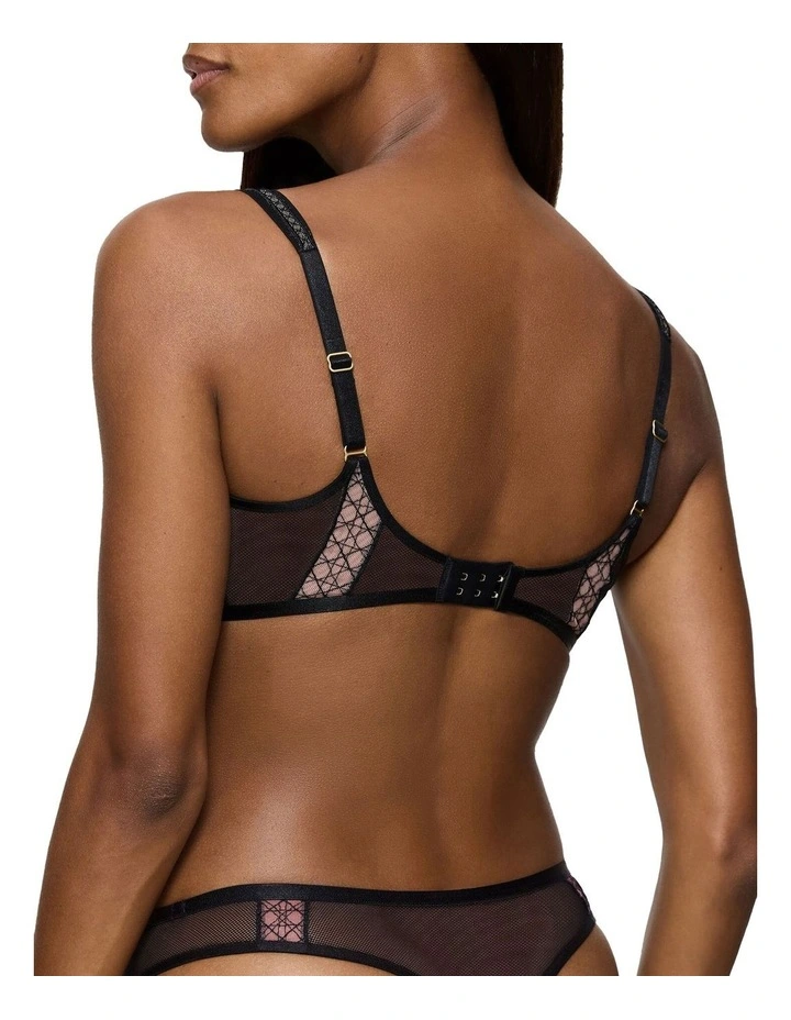 Palina Cosmic Heartbeat Wired Bra in Black image 2