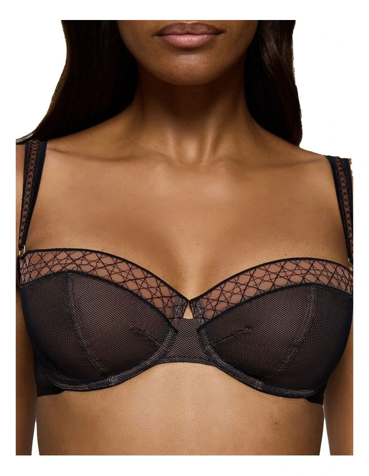 Palina Cosmic Heartbeat Wired Bra in Black image 3