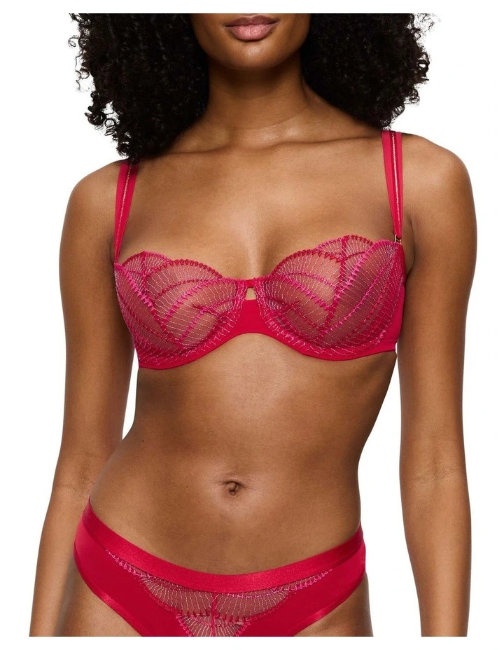 Palina Sea Full of Stars Wired Bra in Red image 1