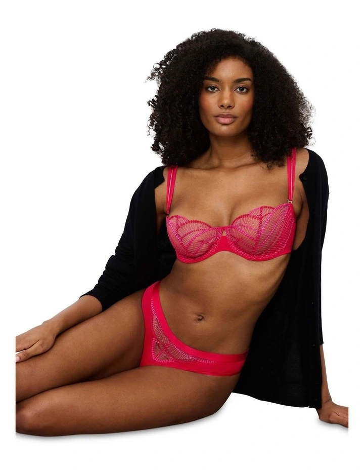 Palina Sea Full of Stars Wired Bra in Red image 4