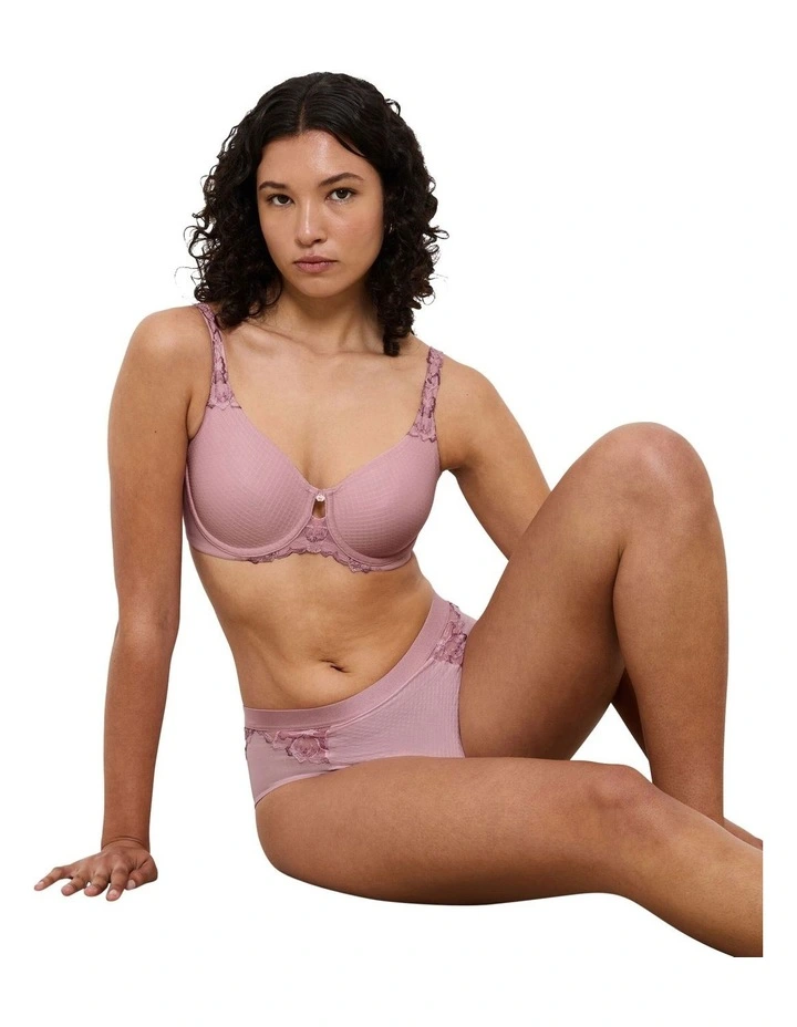 Wild Azalea Florale Minimiser Bra in Dusty Pink image 4