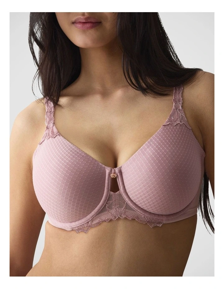 Wild Azalea Florale Minimiser Bra in Pink image 3